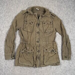 Free People Military Green‎ Not Your Brothers Surplus Jacket Women's Size XS